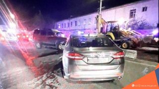 Իսակովի պողոտայում բախվել են երեք մեքենաներ, վարորդներից մեկը հոսպիտալացվել է