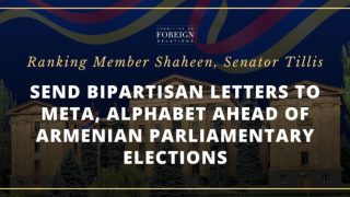 Մենք կոչ ենք անում Alphabet-ին և Meta-ին բավարար ռեսուրսներ հատկացնել՝ Հայաստանի ընտրություններից առաջ ռուսական ապատեղեկատվությանը հակազդելու համար. ԱՄՆ երկու սենատոր