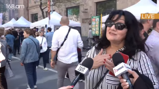 Ի՞նչ ա՝ մեր տղաները պիտի գնային, Արցախում զոհվեի՞ն. Մոսկվայից եկած հպարտ քաղաքացի