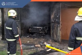 Գյումրիում հրդեհ է բռնկվել