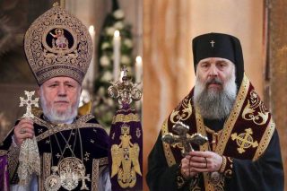 Ամենայն Հայոց Կաթողիկոսը շնորհավորել է Վրաց Ուղղափառ Եկեղեցու նորընտիր Կաթողիկոս-Պատրիարքին