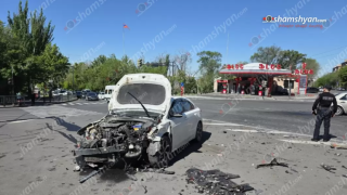 Երևանում, Ազատության պողոտայում բախվել են «Kia»-ն և «Mercedes»-ը․ կան վիրավnրներ, որոնց թվում զինվորականներ են