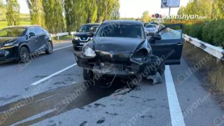 Երևան-Սևան ավտոճանապարհին բшխվել են «Porsche Cayenne»-ը, «Toyota Camry»-ն և «Nissan Sentra»-ն․ կան վիրավnրներ
