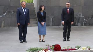 Միջազգային քրեական դատարանի նախագահ, դատավոր Տոմոկո Ականեն այցելել է Հայոց ցեղասպանության հուշահամալիր