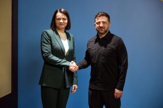 Զելենսկին Կիևում հանդիպել է Բելառուսի ընդդիմության ղեկավար Տիխանովսկայային