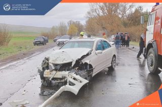Մարտունի-Գավառ ճանապարհին մեքենաների բախման հետևանքով 5 մարդ հոսպիտալացվել է