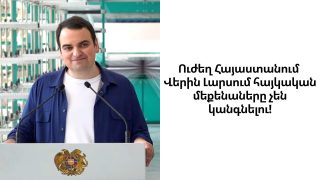 «Ուժեղ Հայաստանում Վերին Լարսում հայկական մեքենաները չեն կանգնելու». Նարեկ Կարապետյան