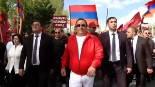 Գագիկ Ծառուկյանի առաջնորդությամբ ԲՀԿ նախընտրական երթը` Աբովյանում