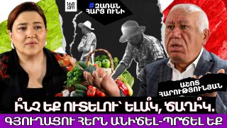 Ի՞նչ եք ուտելու՝ ելա՞կ, ծաղի՞կ․ գյուղացու հերն անիծել-պրծել եք… «Ճռտոյի դուքյա՛նն» է այս երկիրը՝ ի՞նչ է, էլ ի՞նչ եք ուզում, գնացե՛ք. Աշոտ Հարությունյան