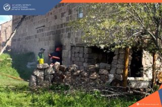 Հրդեհ` Մեծ Մանթաշ գյուղում
