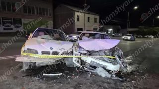 Խոշոր ավտովթար՝ Երևանում. կան վիրավորներ