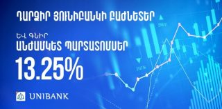 Յունիբանկն իր բաժնետերերին առաջարկում է անժամկետ պարտատոմսեր՝ 13.25% եկամտաբերությամբ