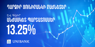 Յունիբանկն իր բաժնետերերին առաջարկում է անժամկետ պարտատոմսեր՝ 13.25% եկամտաբերությամբ