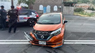 25-ամյա վարորդը «Nissan» մակնիշի ավտոմեքենայով Աճառյան փողոցում ինքնավթարի է ենթարկվել