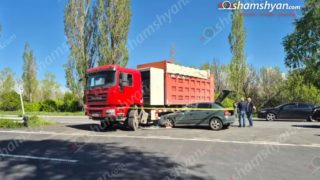 Երևան-Սևան-Իջևան ճանապարհին բախվել են «Opel»-ը և «SHACMAN» բեռնատարը. կա տուժած