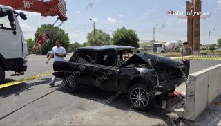 Կոտայքի մարզում բախվել են «Mercedes»-ն ու «ՎԱԶ 2107»-ը. կա վիրավnր