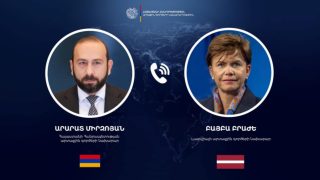 Միրզոյանը Լատվիայի ԱԳ նախարարին շնորհակալություն է հայտնել Հայաստանից ծաղիկների մի քանի խմբաքանակի՝ Լատվիա արտահանմանն աջակցության համար