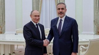 ՌԴ նախագահ Վլադիմիր Պուտինն ընդունել է Թուրքիայի ԱԳ նախարար Հաքան Ֆիդանին