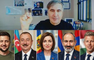 Պուտինը պարտվեց նրանց․ Սաակաշվիլին հրապարակել է Զելենսկիի, Ալիևի, Սանդուի, Փաշինյանի, Մագյարի լուսանկարները