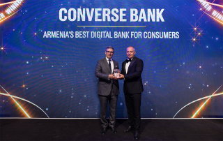 Կոնվերս Բանկը լավագույնն է Euromoney-ի Armenia’s Best Digital Bank for Consumers անվանակարգում