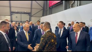 Փաշինյանը, Միշուստինը, Բելառուսի ու Ղազախստանի վարչապետերը շրջում են «Իննոպրոմ» 16-րդ ցուցահանդեսում