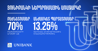 Դարձի՛ր Յունիբանկի բաժնետեր և օգտվի՛ր ներդրումային  շահավետ առաջարկից  
