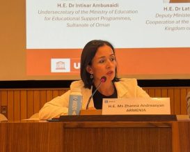 «Կրթությունը ռազմավարությունների ռազմավարությունն է». Ժաննա Անդրեասյանի ելույթը Փարիզում