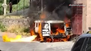 Խոշոր հրդեհ ու պայթյուն՝ Նորքի 9-րդ զանգվածում․ 5 շենք մնացել է առանց հոսանքի