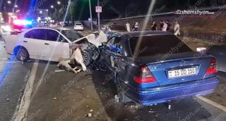 Բախվել են 2 «Mercedes»-ն ու «Mitsubishi»-ն. կան վիրավnրներ