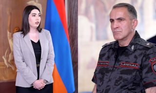 ՆԳ նախարարը սպայական կոչումներ է հանձնել պարեկներին