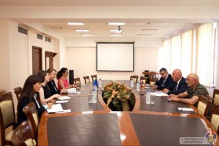 ՊՆ-ում քննարկվել է ԵՄ քաղաքացիական առաքելության գործունեությունը