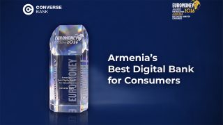 Euromoney-ին՝ Կոնվերս Բանկի թվային փոխակերպման և «Armenia’s Best Digital Bank for Consumers» մրցանակի մասին
