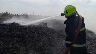 Փրկարարները մեկուսացրել և մարել են Պռոշյան բնակավայրում բռնկված հրդեհը