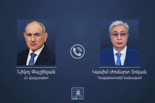 Փաշինյանը շնորհավորել է Ղազախստանի նախագահին