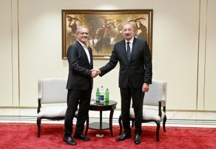 Փեզեշքիանը շնորհակալություն է հայտնել Ալիևին՝ Իրանին ցուցաբերած աջակցության համար