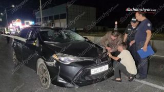Արմավիրում 22-ամյա վարորդը «Toyota»-ով վրшերթի է ենթարկել փողոցը չթույլատրելի հատվածով անցնող հետիոտնին. վերջինս մահացել է