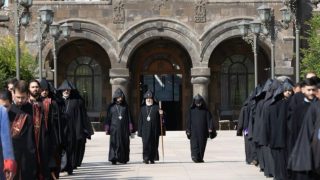 Անկախության տոնի առիթով Միածնաէջ Մայր Տաճարում կատարվել է Հանրապետական մաղթանք
