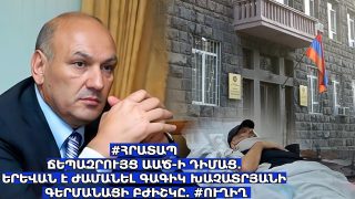 #ՀՐԱՏԱՊ ՃԵՊԱԶՐՈՒՅՑ ԱԱԾ-ի դիմաց․ Երևան է ժամանել Գագիկ Խաչատրյանի գերմանացի բժիշկը. #ՈՒՂԻՂ