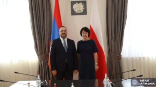 Դավիթ Կարապետյանն ու Մոշիցկա-Դենդիսը քննարկել են ՀՀ-ի և Լեհաստանի միջև տնտեսական համագործակցությունը