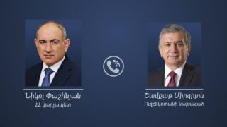 Փաշինյանն ու Միրզիյոևը քննարկել են ՀՀ-Ուզբեկստան հարաբերությունների առաջմղմանը վերաբերող հարցեր