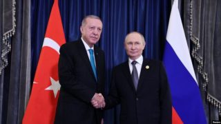 Բիշքեկում ընթանում է Վլադիմիր Պուտինի և Ռեջեփ Էրդողանի հանդիպումը