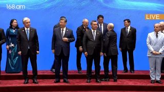 Փաշինյանն ու Պուտինը ողջունեցին միմյանց ՇՀԿ+ գագաթնաժողովից առաջ